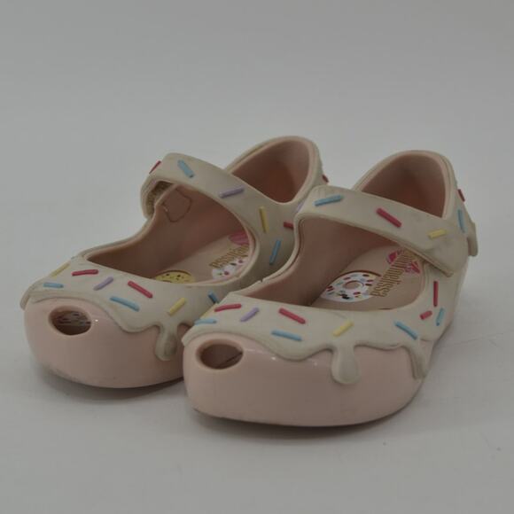 Mini Melissa Baby Size 6 Ice Cream Sprinkle Mary Jane Shoes - Picture 2 of 11